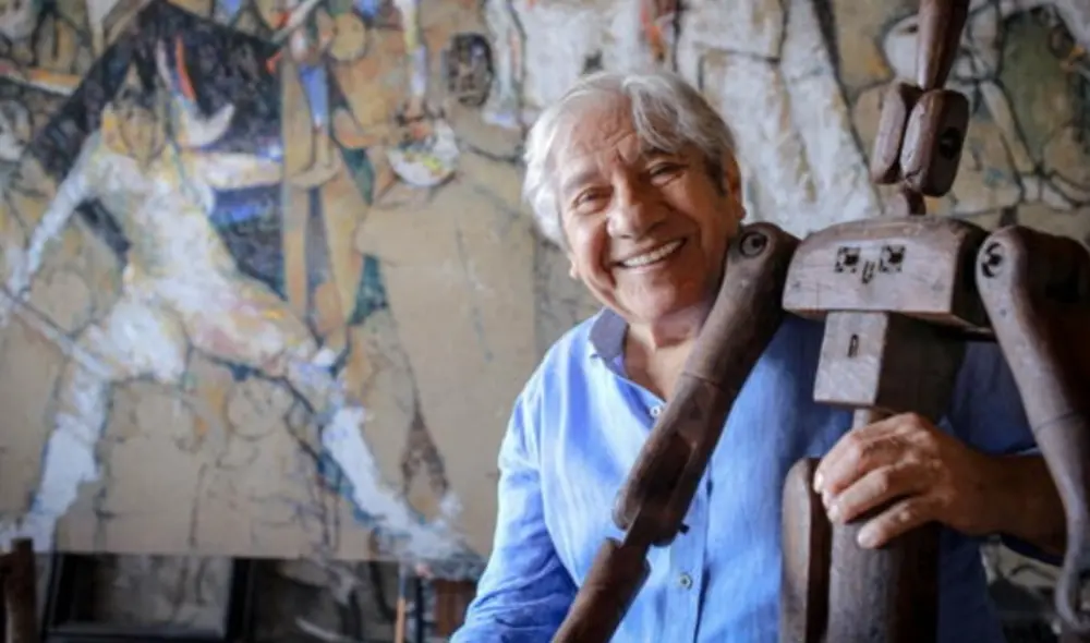 Artista mayor. Gerardo Chávez cultivó el espíritu crítico y a la vez no dejó de celebrar las bondades de la vida. Foto: John Reyes/La República