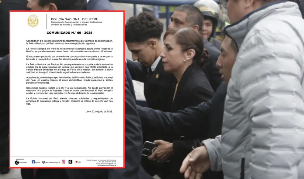 Patricia Benavides continúa recibiendo protección de la PNP. Foto: composición LR Patricia Benavides continúa recibiendo protección de la PNP. Foto: composición LR