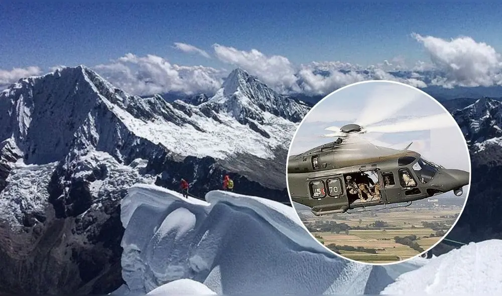 Familiares solicitan helicóptero FAP en lugar de uno de la Policía, del Mininter. Foto: Composición LR Familiares solicitan helicóptero FAP en lugar de uno de la Policía, del Mininter. Foto: Composición LR