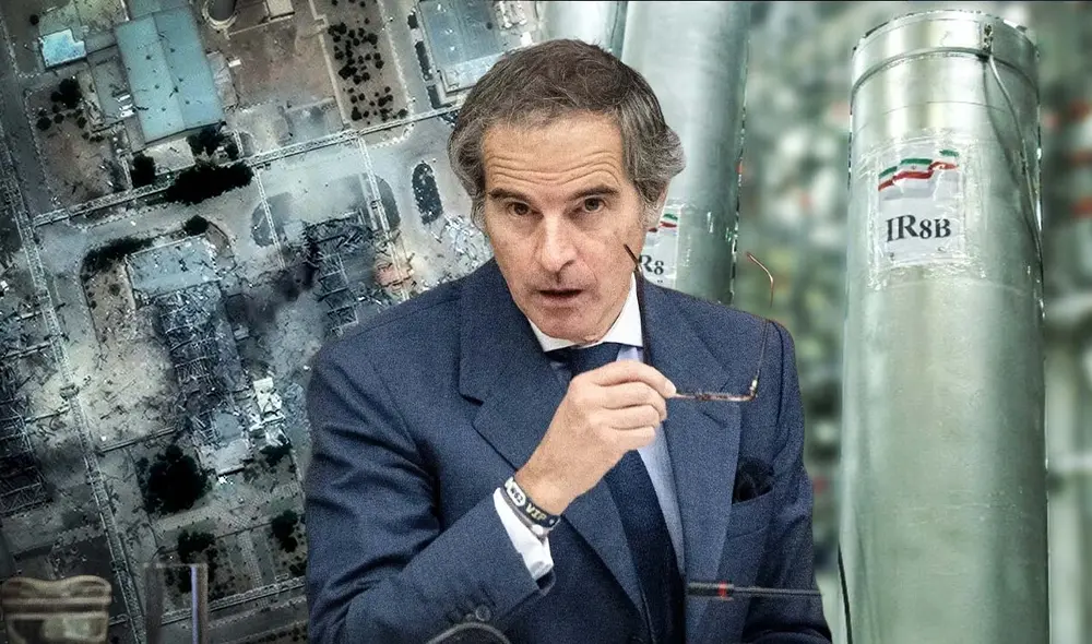 Grossi instó a Irán a permitir la inspección urgente de sus instalaciones nucleares tras los recientes ataques de Estados Unidos en plantas como Isfahán y Natanz. Foto: composición LR/AFP Grossi instó a Irán a permitir la inspección urgente de sus instalaciones nucleares tras los recientes ataques de Estados Unidos en plantas como Isfahán y Natanz. Foto: composición LR/AFP