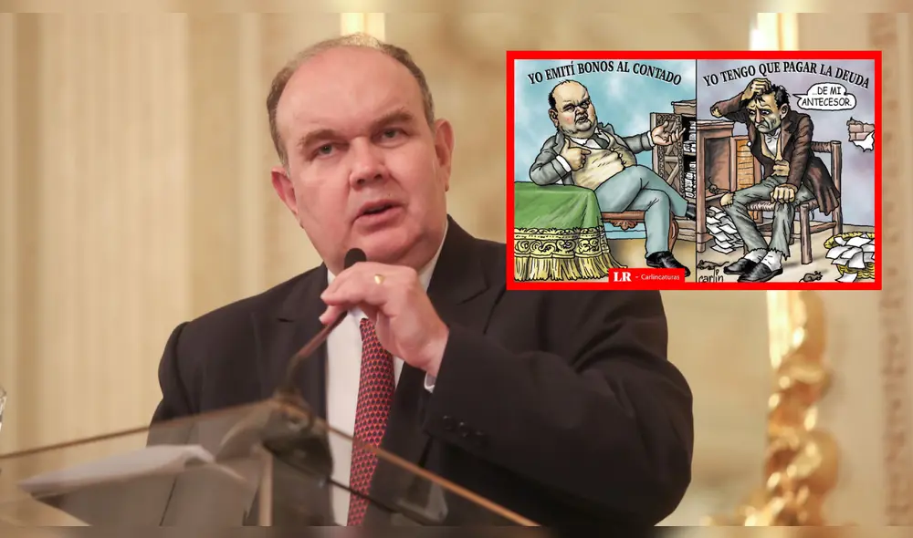 Carlincatura expone a Rafael López Aliaga. Foto: composición LR