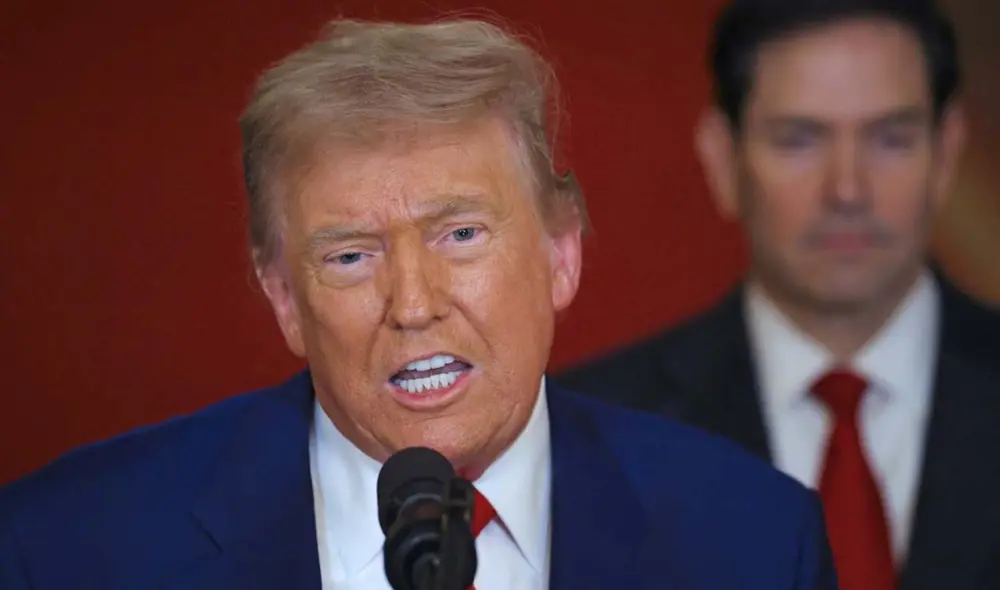 Trump anuncia que Israel e Irán acordaron un "alto el fuego total". Foto: AFP Trump anuncia que Israel e Irán acordaron un "alto el fuego total". Foto: AFP