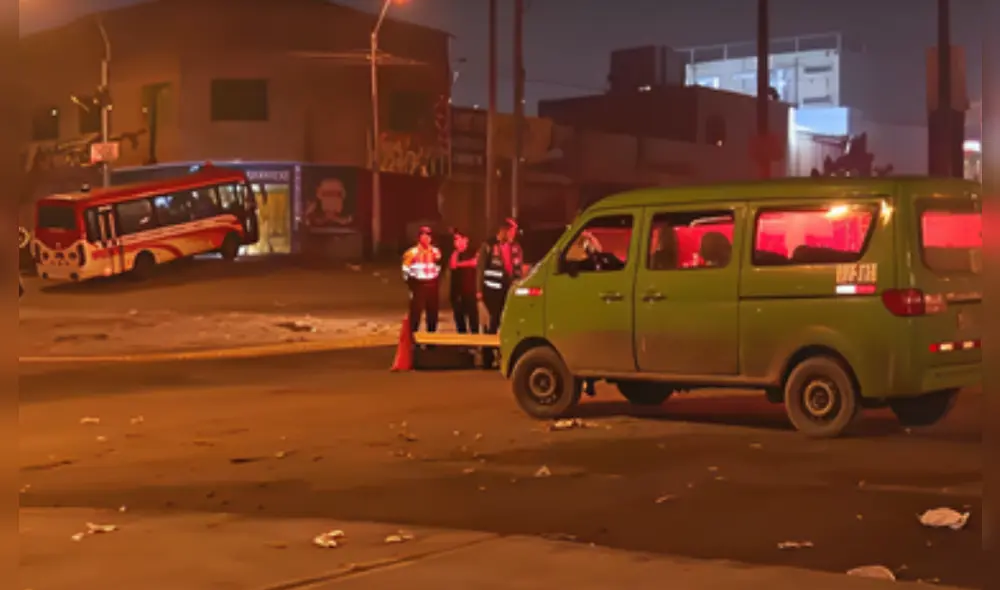 Asesinan a colectivero en San Juan de Lurigancho. Foto: Latina.