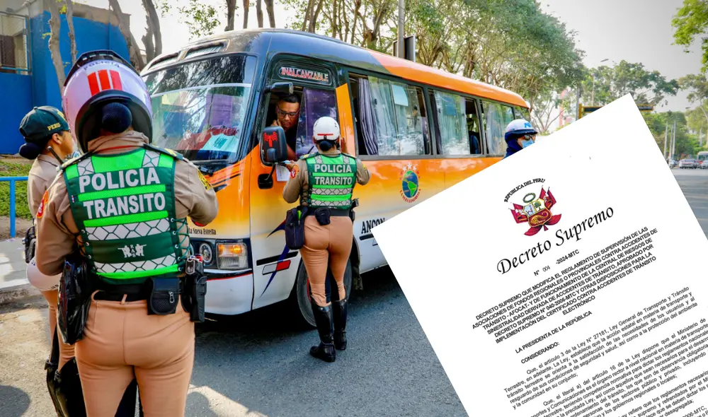 El Reglamento Nacional de Tránsito fue modificado. Foto: Composición LR/ Archivo GLR