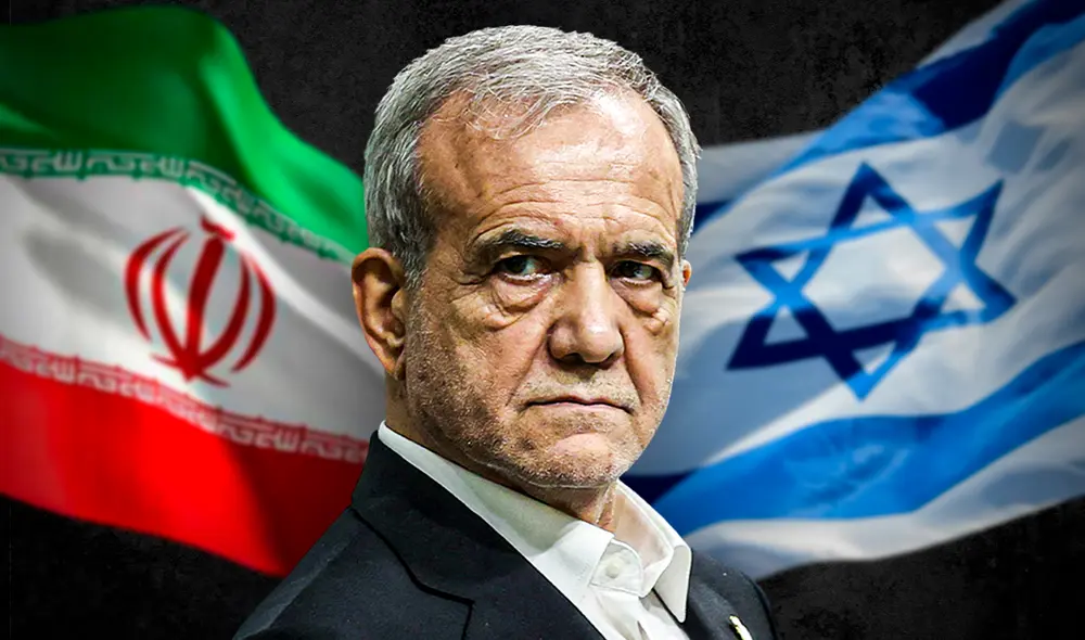 El presidente iraní, Masoud Pezeshkian, ha dicho que Irán no busca la guerra, pero que responderá si Israel actúa contra el país. Foto: AFP. El presidente iraní, Masoud Pezeshkian, ha dicho que Irán no busca la guerra, pero que responderá si Israel actúa contra el país. Foto: AFP.