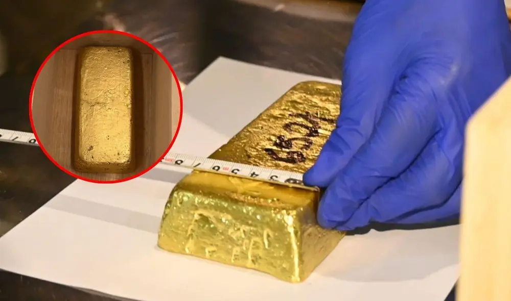 Incautan lingote de oro valuado en más de 600.000 dólares vinculado a minería ilegal Incautan lingote de oro valuado en más de 600.000 dólares vinculado a minería ilegal