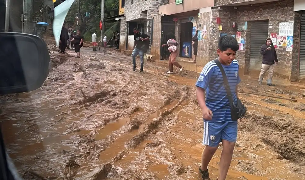 Deslave en Bello, Antioquia causa ocho fallecidos. Foto: Extra