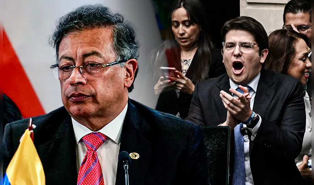 Según el abogado Víctor Mosquera, el mandatario realizó discursos “estigmatizantes y de odio” dirigidos al candidato presidencial Miguel Uribe. Foto: Composición LR/AFP.