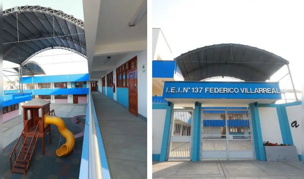 Así luce el moderno colegio del Callao. Foto: Composición LR/Gore Callao