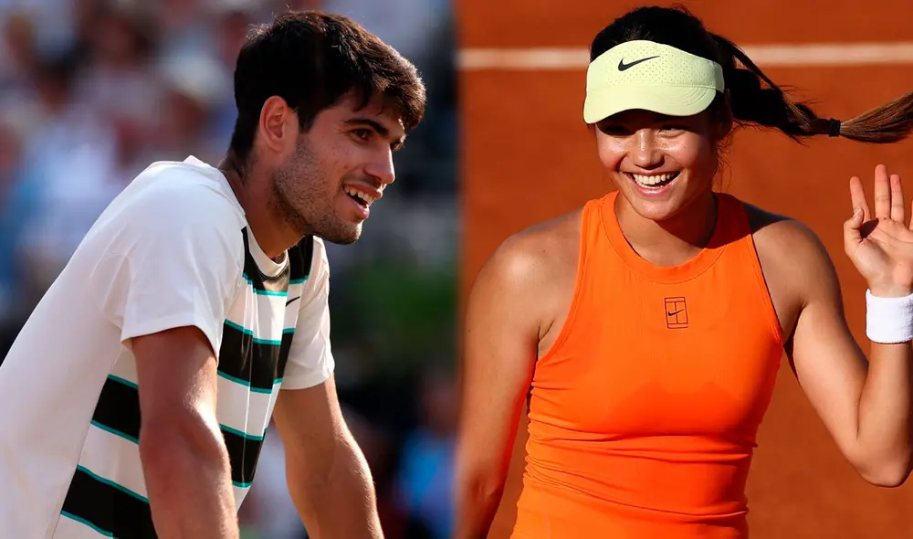 Carlos Alcaraz y Emma Raducanu se conocen desde 2021, según la tenista Carlos Alcaraz y Emma Raducanu se conocen desde 2021, según la tenista