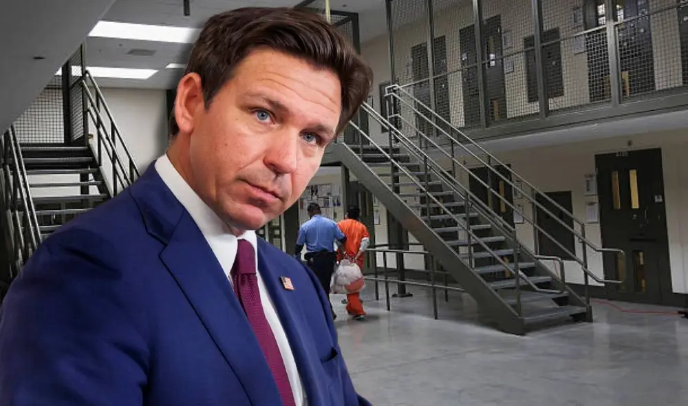 Ron DeSantis anuncia a Camp Blanding como posible ubicación para una nueva instalación de detención de inmigrantes del ICE. Ron DeSantis anuncia a Camp Blanding como posible ubicación para una nueva instalación de detención de inmigrantes del ICE.