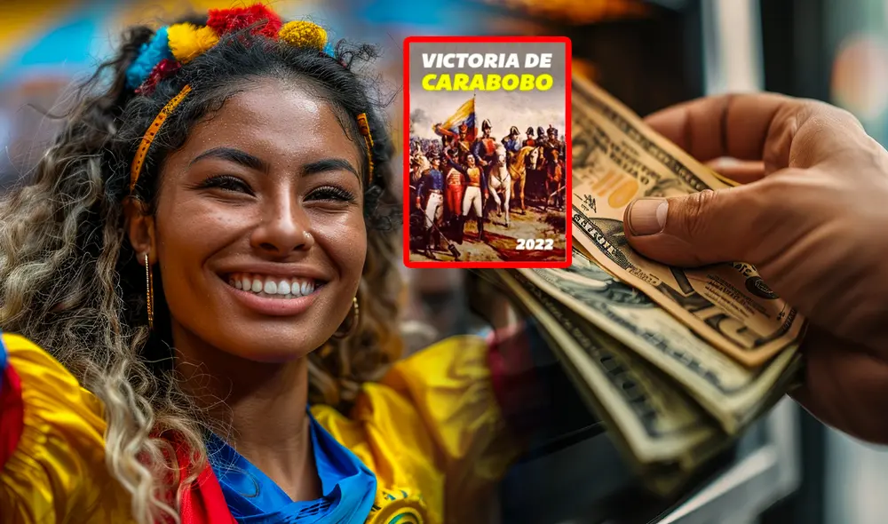 El bono de la Batalla de Carabobo suele pagarse en Venezuela. Foto: composición LR/Freepk/Patria