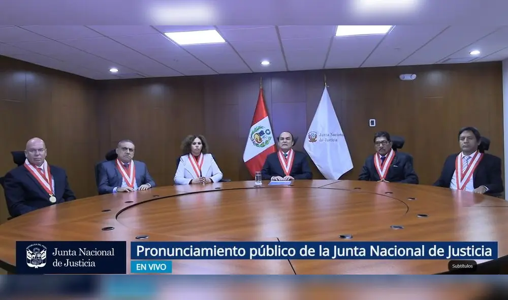 Junta Nacional de Justicia sesiona con solo seis integrantes