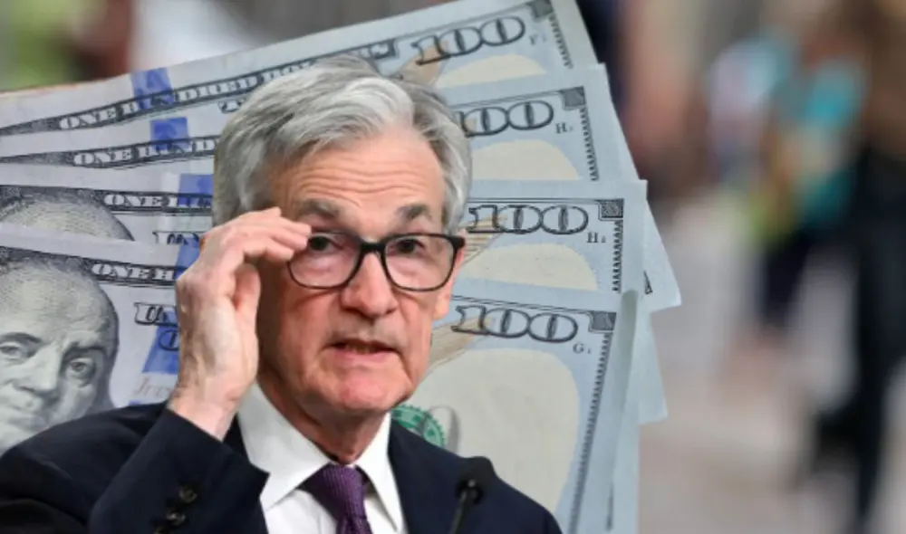 Jerome Powell es el presidente de la Reserva Federal de los Estados Unidos. Foto: composición/Andina/AFP