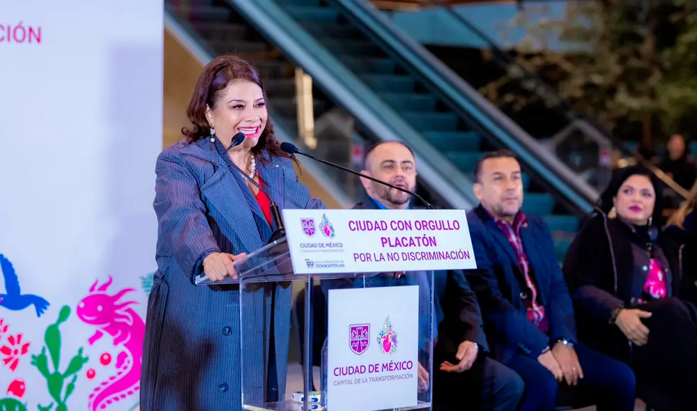 El proyecto 'Placatón por la no discriminación' fue presentado por Clara Brugada.