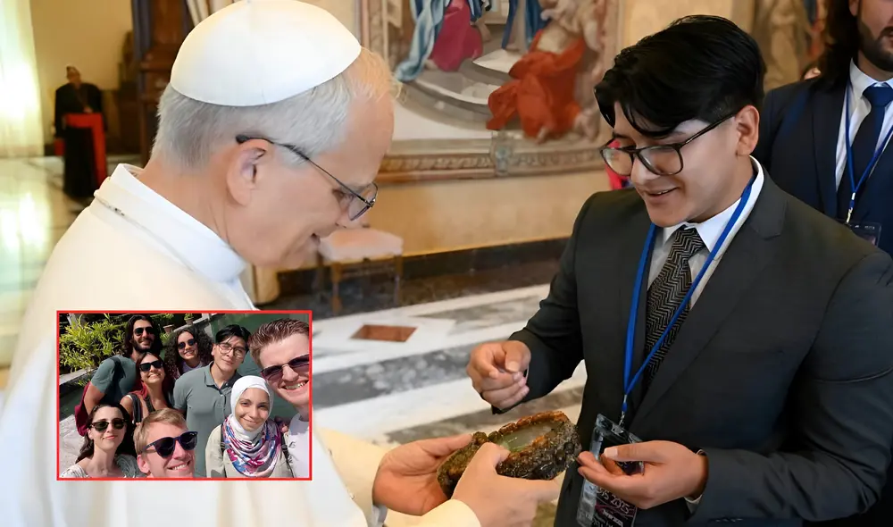 El astrónomo peruano Renzo Trujillo Díaz estudió la carrera de Física en la UNMSM. Foto: composición LR/Andina/Vaticano