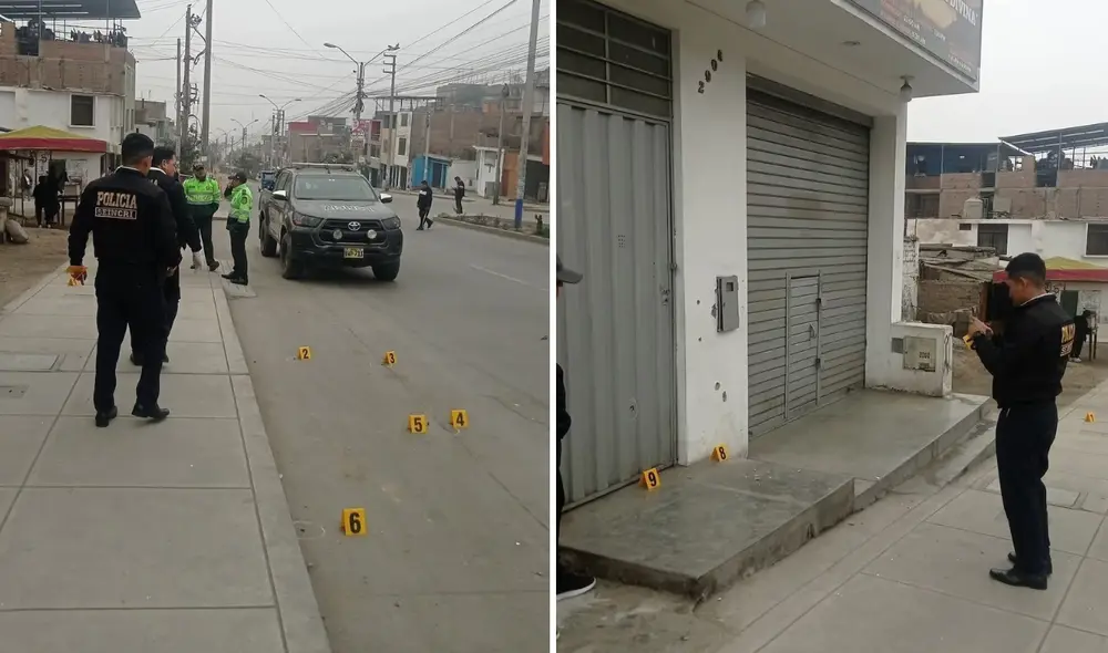 Balean frontis de una iglesia en Comas. Foto: composición LR / captura RPP