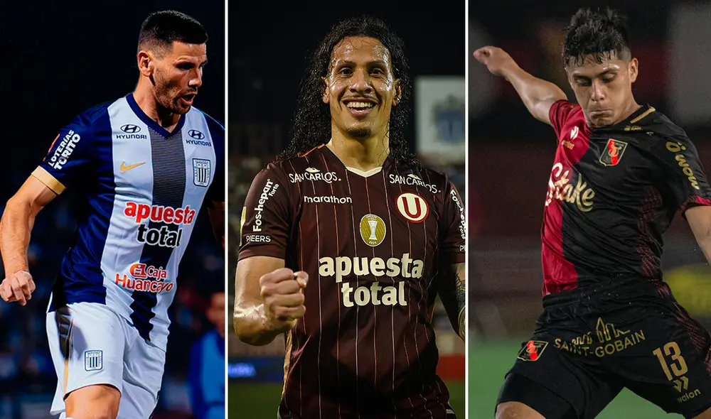 Entre el primer y tercer lugar de la tabla de posiciones hay 4 puntos de diferencia. Foto: composición de LR/Alianza Lima/Universitario/FBC Melgar