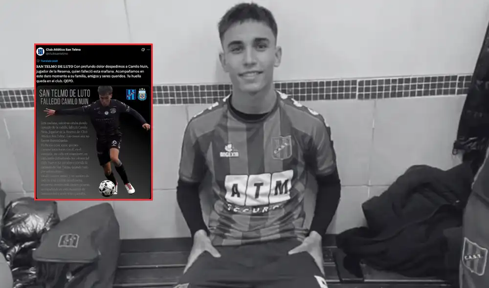 Fallece futbolista argentino durante operación a la rodilla. Foto: Composición LR Fallece futbolista argentino durante operación a la rodilla. Foto: Composición LR