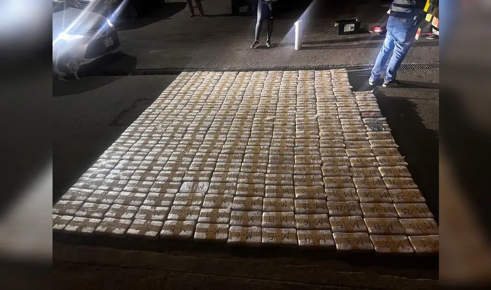 Cargamento de cocaína confiscada en el Callao tenía como destino Europa. Foto: Ministerio Público