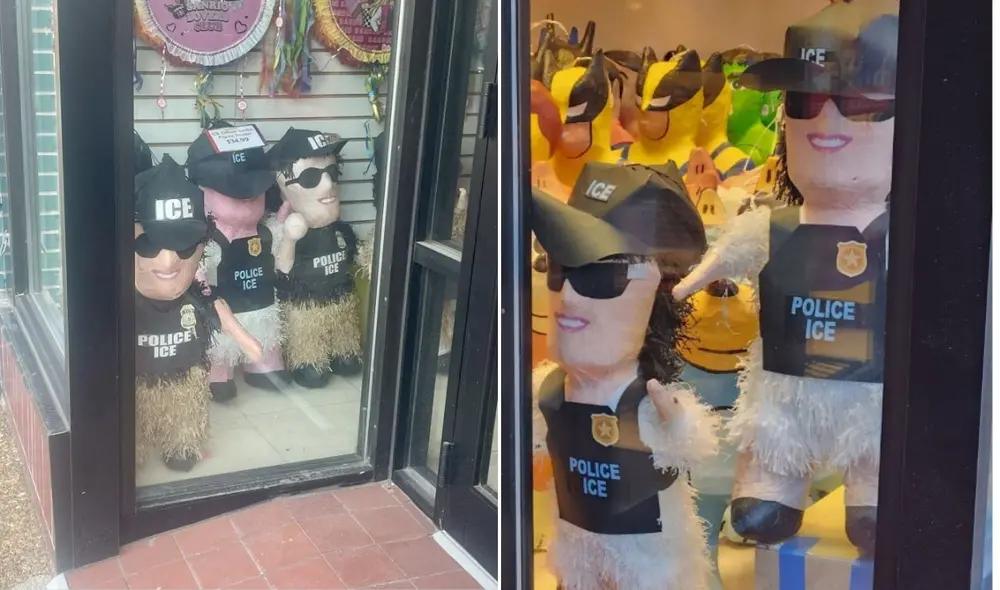 Piñatas de ICE en Chicago se convierten en una protesta viral contra las políticas migratorias.