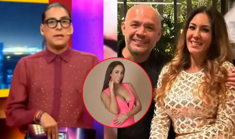 Ric La Torre le recordó a Tilsa Lozano la polémica con Olinda Castañeda cuando inició su relación con Jackson Mora. Foto: composición LR/YouTube