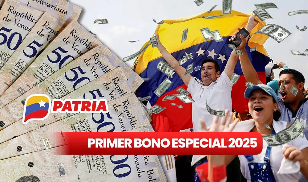 La mayoría de bonos se entregan por el Sistema Patria de Venezuela. Foto: composiciónLR/AFP/Patria