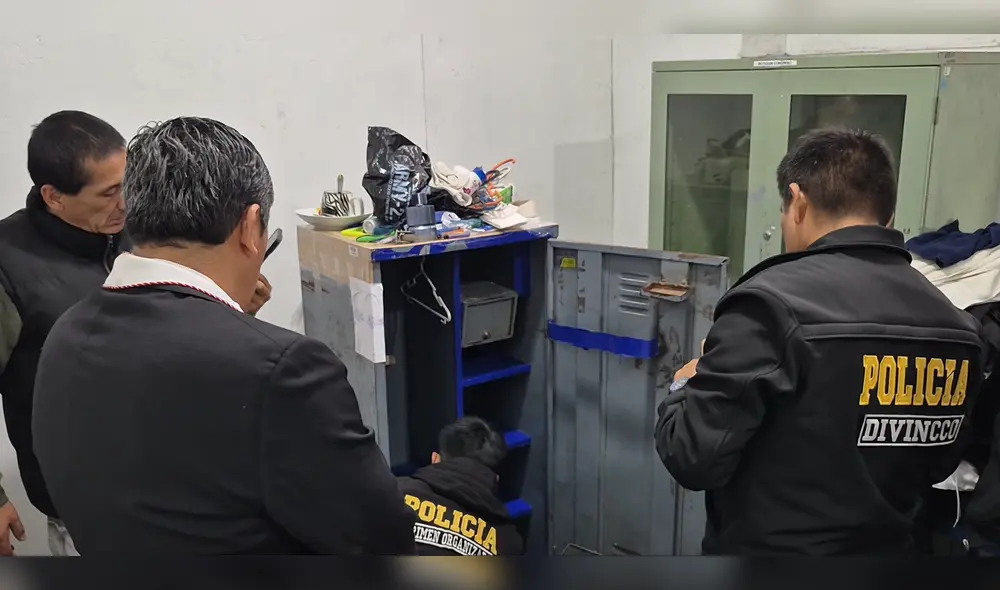 Autoridades realizan el registro en la oficina del suboficial Israel Araujo Alva, alias Giorgi. Autoridades realizan el registro en la oficina del suboficial Israel Araujo Alva, alias Giorgi.