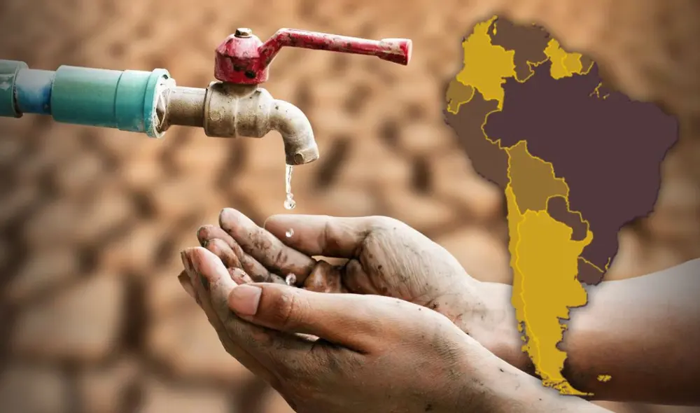 Este país de Sudamérica se quedará sin agua potable en 2030: hoy es uno de los 8 países con mayores reservas en el mundo. Foto: composición LR/iStock/geoenciclopedia.
