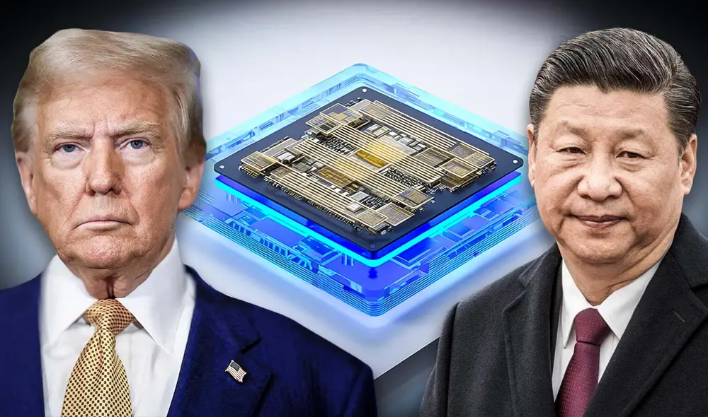 En plena guerra tecnológica entre Trump y Xi Jinping, China lanza el procesador 3C6000 de Loongson, un chip nacional que desafía a Intel. Foto: composición LR/AFP/Loongson En plena guerra tecnológica entre Trump y Xi Jinping, China lanza el procesador 3C6000 de Loongson, un chip nacional que desafía a Intel. Foto: composición LR/AFP/Loongson