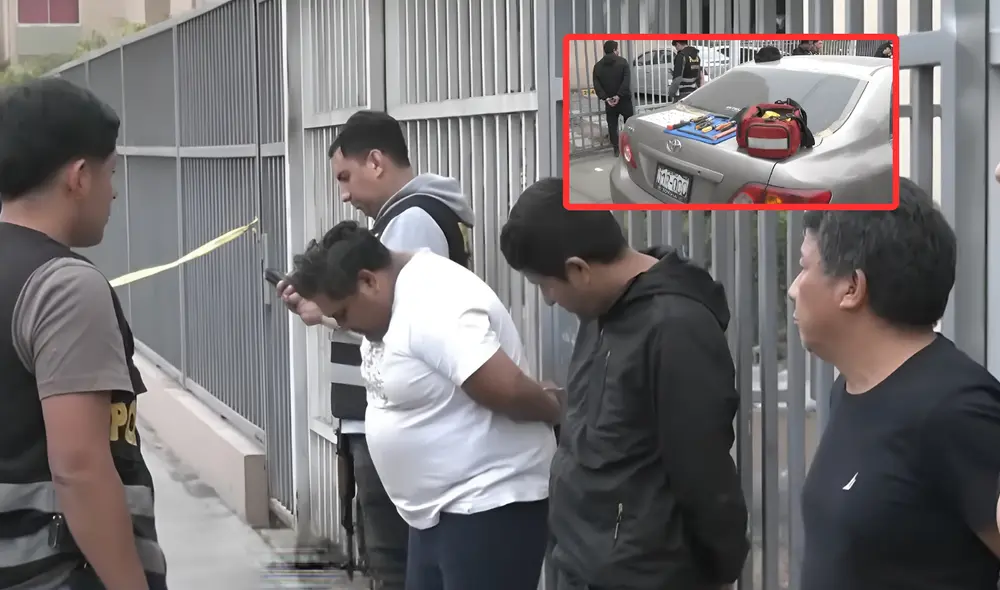 De acuerdo con la PNP, los detenidos operaban en varios distritos del sur de la capital. Foto: Composición LR/24 Horas