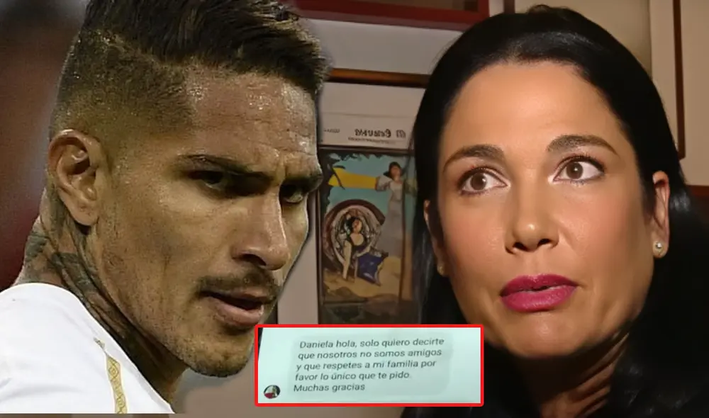 Daniella Cilloniz expuso el mensaje que recibió de la pareja de Paolo Guerrero. Foto: composición LR/ATV/difusión