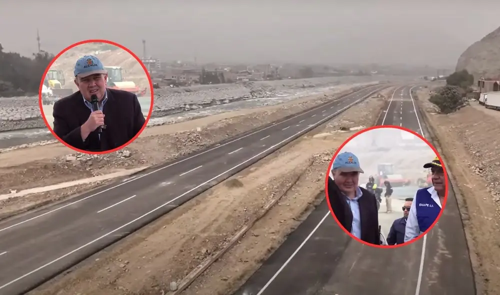 La Municipalidad de Lima inauguro con gran entusiasmo esta obra que permitirá el flujo más rápido del tránsito.