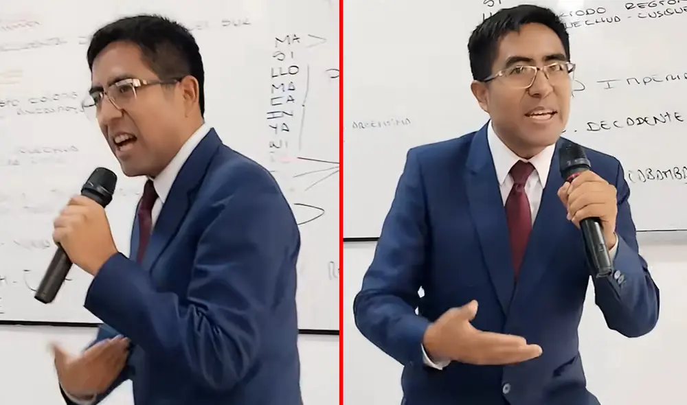 Docente ganó popularidad por sus clases con estilo musical. Foto: composición LR/ @profehistorico/TikTok