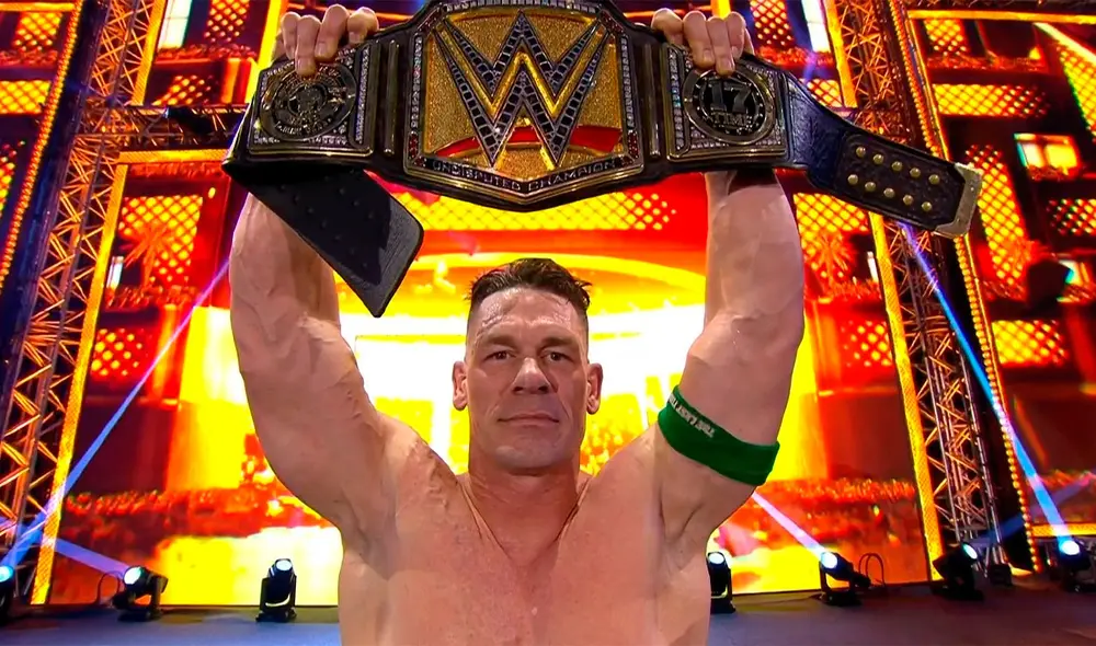 John Cena retuvo una vez más el título mundial en su gira de despedida John Cena retuvo una vez más el título mundial en su gira de despedida