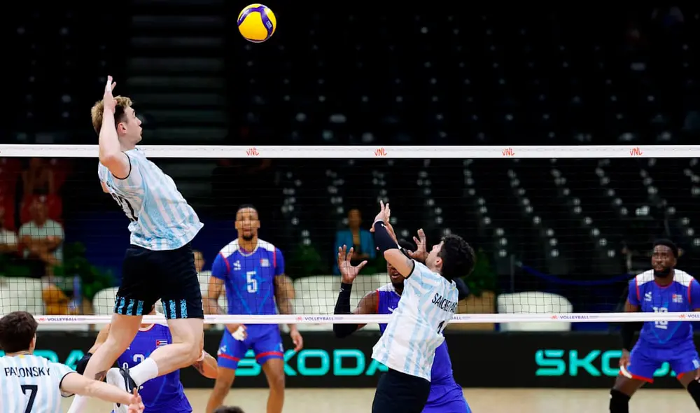 Pese a caer ante Argentina, Cuba suma un punto bonus por ir a cinco sets