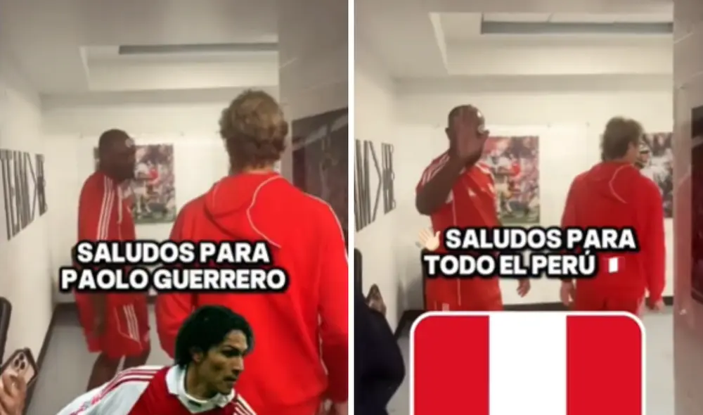 Vincent Kompany envió saludos a Paolo Guerrero. Foto: composición LR/captura de Silvio Valencia Vincent Kompany envió saludos a Paolo Guerrero. Foto: composición LR/captura de Silvio Valencia