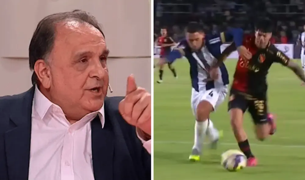 Miguel Scime explicó por qué debió ser penal para Melgar tras falta contra Kenji Cabrera. Foto: composición LR/captura de L1 Max