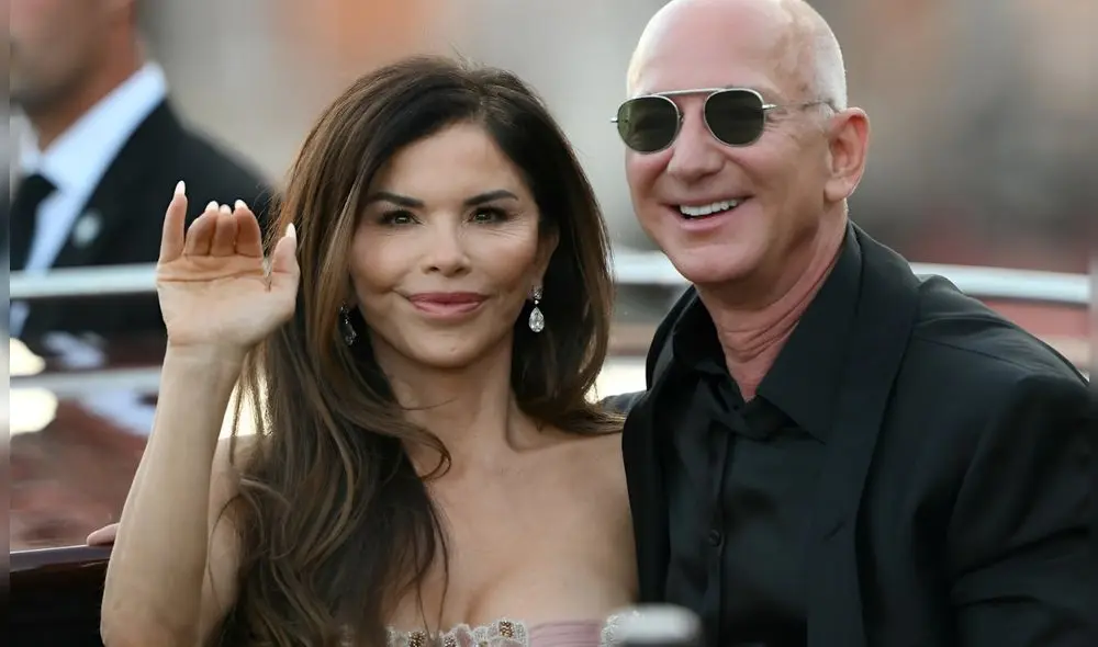 Lauren Sánchez y Jeff Bezos celebraron su fastuosa boda en Venecia, rodeados de celebridades y bajo la mirada del mundo entero. Foto: AFP