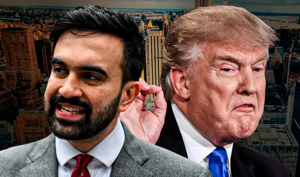Zohran Mamdani ha sido criticado por Donald Trump tras su triunfo en las primarias de Nueva York. Foto: composición LR / AFP
