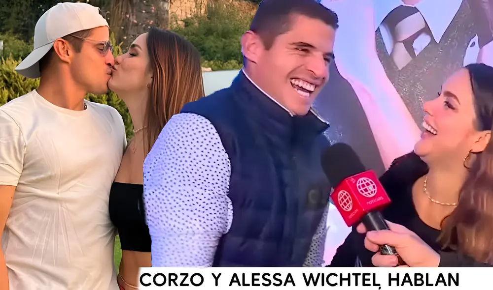 Aldo Corzo y Alessa Wichtel llevan 3 meses de relación. Foto: Composición LR/Captura/Instagram/Captura/YouTube