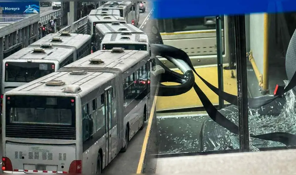 Los pasajeros del Metropolitano reclamaron por demoras en el servicio de transporte tras congestión vehicular en la Vía Expresa.