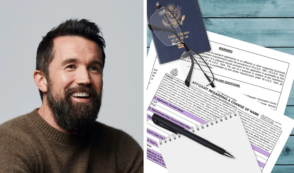 Robert McElhenney quiere cambiar su apellido. Foto: Composición LR/ The Guardian