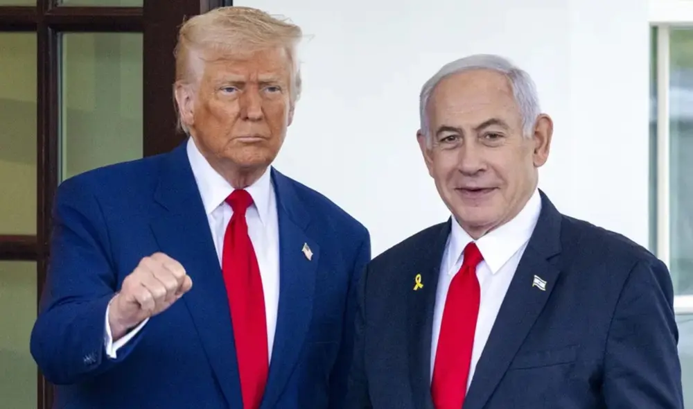 Reunión entre Trump y Netanyahu busca acuerdo por rehenes y tregua en Gaza. Foto: EFE