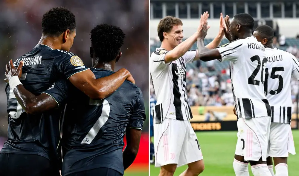 Juventus superó 3-1 al Real Madrid en el último enfrentamiento en el 2023 como parte de un amistoso. Foto: composición LR/Real Madrid C.F./Juventus FC