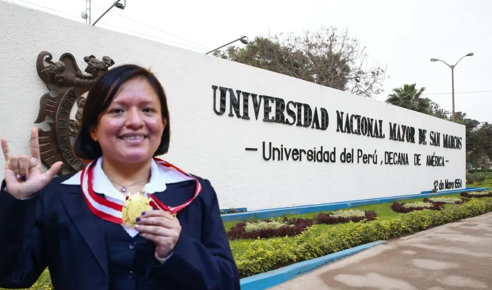 Karin Quijada obtuvo el doctorado en la Facultad de Ciencias Administrativas de la UNMSM. Foto: Composición LR/ Andina