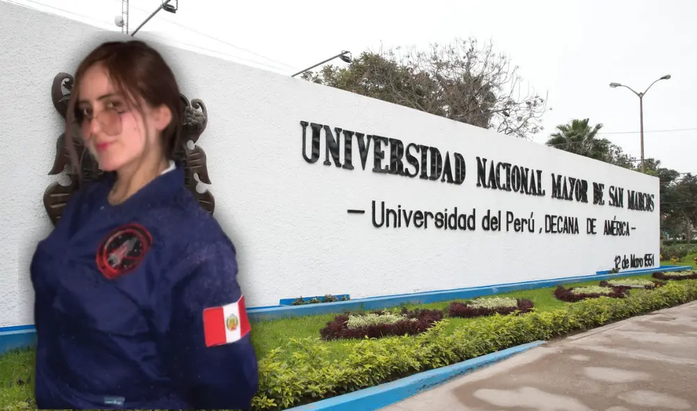 Nataly Andrea Rojas Barnett es una ingeniera eléctrica egresada de la UNMSM. Foto: Composición LR/ Andina/ Universidad Nacional Mayor de San Marcos
