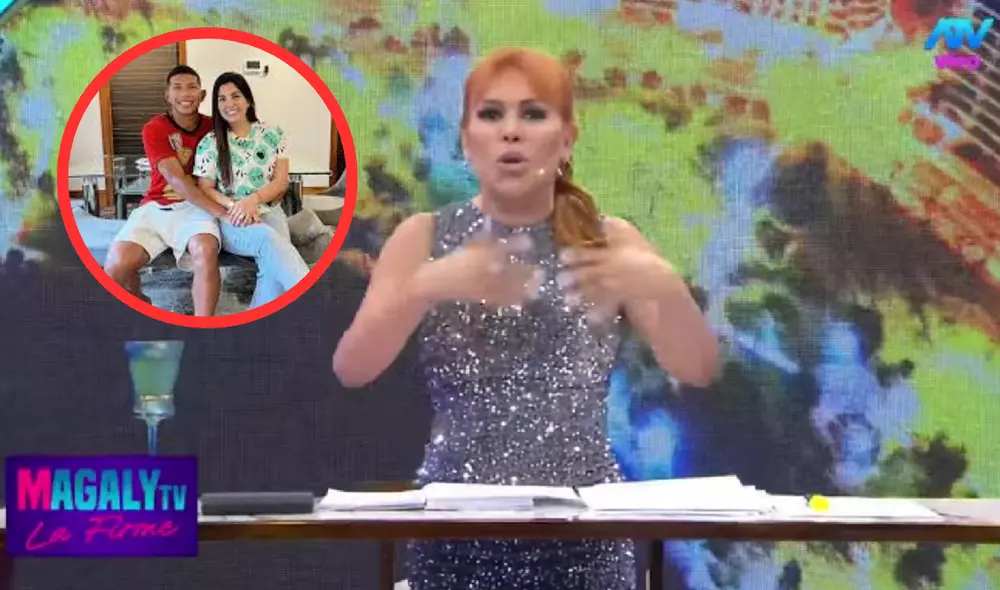 Magaly opina sobre la ruptura del jugador de Universitario en su programa Magaly TV La Firme.
