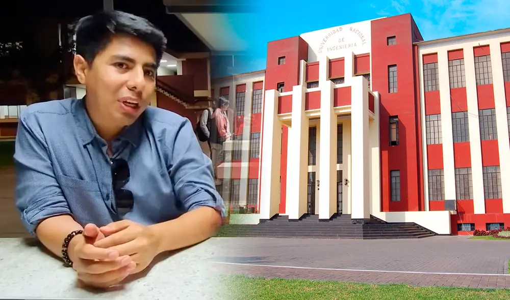 El joven ingeniero explicó por qué se arrepintió de estudiar en la UNI. Foto: composición LR/UNI