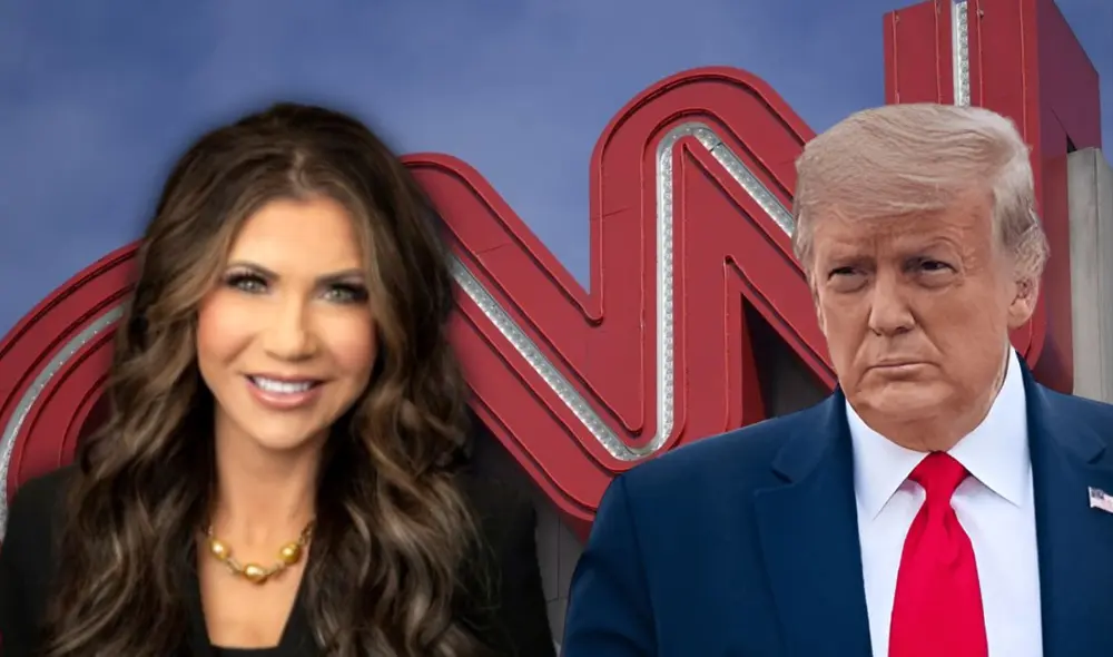 Trump y Noem consideran procesar a CNN por sus informes sobre la aplicación ICEBlock y el ataque a Irán.